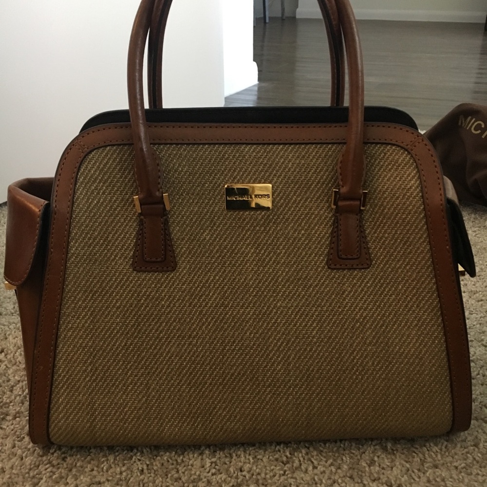 Michael Kors Gia Satchel- 200 made in this fabric